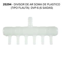 Divisor De Ar Soma De Plástico Flauta Dvp- 6 (6 Saídas) Divisor De Ar Soma De Plástico Flauta Dvp- 6 (6 Saídas)