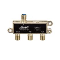 Divisor De Cabo Coaxial 1X3 Blindado - Holland