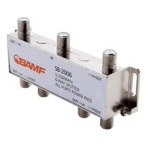 Divisor de cabo coaxial BAMF MoCA bidirecional de 6 vias 5-2300MHz Divisor de cabo coaxial BAMF MoCA bidirecional de 6 vias 5-2300MHz