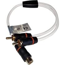 Divisor de cabos RCA Fusion 1 fêmea para 2 machos 30cm