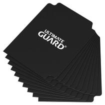 Divisor de cartas Ultimate Guard Black (pacote com 10)