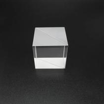 Divisor de feixe óptico 10/15/20/30/40/50 mm Prisma Divisor de cubo Relação de divisão R50% T50%
