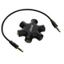 Divisor de fone de ouvido ONXE Multi 3,5 mm Jack Audio, 1 macho para 5 fêmeas