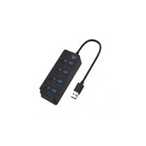 Divisor de hub USB 3.0 a 4x USB 3.0 com indicador LED Windows