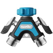 Divisor de Mangueira de Jardim RAINPOINT em Y Metálico de 2 Vias