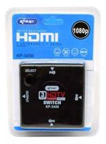 Divisor De Sinal Hdmi Com Switch 3x1 Áudio E Vídeo Uhd 1080