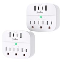 Divisor de tomada multiplugue, pacote One Beat 2 com USB 490J ETL