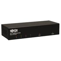 Divisor DVI Tripp Lite de 4 portas com amplificador de áudio e sinal Divisor DVI Tripp Lite de 4 portas com amplificador de áudio e sinal