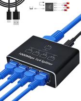 Divisor Ethernet LIEZHUA 1 a 4 - 1000 Mbps de alta velocidade