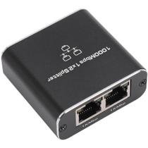 Divisor Ethernet Switch Splitter 2 Portas Gigabit 1000Mbps RJ45