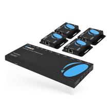 Divisor extensor HDMI OREI 4K 1x4 sobre CAT6/7 165 pés Divisor extensor HDMI OREI 4K 1x4 sobre CAT6/7 165 pés