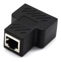 Divisor Fêmea RJ45 Para Cabos De Rede Reforçado