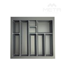 Divisor gavetas Linea organizador de utensílios prata fosco Divisor gavetas Linea organizador de utensílios prata fosco