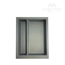 Divisor gavetas Linea organizador de utensílios prata fosco