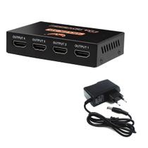 Divisor HDMI 1x4 4K Ultra HD Ativo com Fonte - Conexão Partner