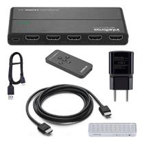 Divisor Hdmi 1x4 Intelbras Bivolt Full Hd 4k 2.0v Splitter Divisor Hdmi 1x4 Intelbras Bivolt Full Hd 4k 2.0v Splitter