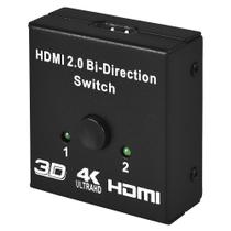Divisor Hdmi Evus C-081 4k Femea X Femea 2 Saidas 1 Entrada