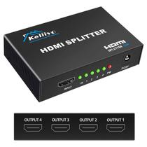 Divisor HDMI Keliiyo 1x4 v1.4B 1080P 2K x4K @30Hz 3D