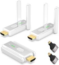 Divisor HDMI sem fio Elalight 2.4/5 GHz alcance de 150 m com 2 receptores Divisor HDMI sem fio Elalight 2.4/5 GHz alcance de 150 m com 2 receptores