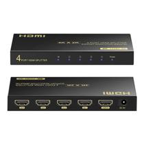 Divisor HDMI YITROX 1x4 4K 60 Hz Full HD 1080P 3D com adaptador Divisor HDMI YITROX 1x4 4K 60 Hz Full HD 1080P 3D com adaptador