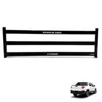 Divisor Organizador de Cargas Caçamba Reforçado Fiat Strada 2021 a 2025 Preto Gtnox