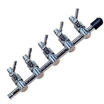 Divisor ou registro metal compressor ar aquario 5 saídas 5mm