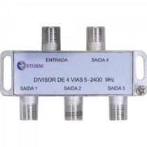 Divisor Satélite 1/4 5-2400 MHz Storm - PCT / 10 F002 Divisor Satélite 1/4 5-2400 MHz Storm - PCT / 10 F002