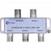 Divisor Satélite 1/4 5-2400 MHz Storm - PCT / 10 Divisor Satélite 1/4 5-2400 MHz Storm - PCT / 10