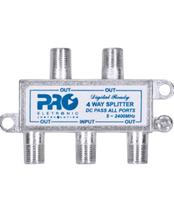 Divisor Satelite 1 Entrada e 4 Saidas - 5~2400 MHZ (VHF / UHV/SATELITE) com Passagem DC PQDV-2024B Divisor Satelite 1 Entrada e 4 Saidas - 5~2400 MHZ (VHF / UHV/SATELITE) com Passagem DC PQDV-2024B