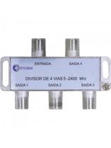 Divisor Satélite Storm 1/4 5-2400 Mhz Pct /10 Divisor Satélite Storm 1/4 5-2400 Mhz Pct /10