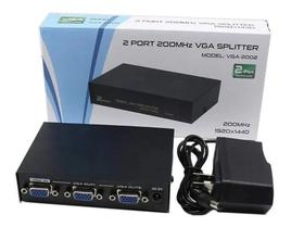 Divisor Splitter Vga 1 Entrada E 2 Saídas Multiplicador Divisor Splitter Vga 1 Entrada E 2 Saídas Multiplicador