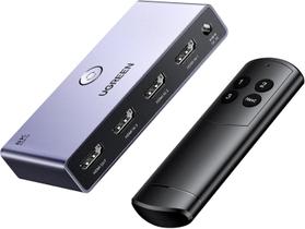 Divisor Switcher Hdmi 2.1 8K 60Hz 4K 120Hz Controle Remoto