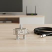 Divisor TAP 20dB 1-2/S 5-2400MHz BS TV Cabo Sinal Divisor TAP 20dB 1-2/S 5-2400MHz BS TV Cabo Sinal