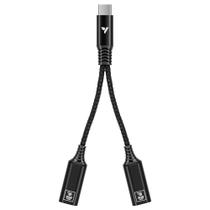 Divisor USB-C VIVOSUN 1 macho para 2 fêmeas para GrowHub E42A