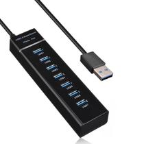 Divisor USB de alta velocidade para Lenovo Xiaomi Macbook Pro, Hub USB 3.0, Multiport 3.0, 4 Port, 7 Portas, Acessórios