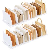 Divisores de Prateleira SPACEKEEPER Organizador Ajustável para Bolsas 2 Unidades