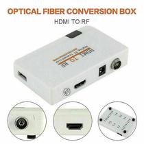 Divisores Hdmi comutam transmissor de caixa de adaptador coaxial hdmi para rf com conversor de controle remoto