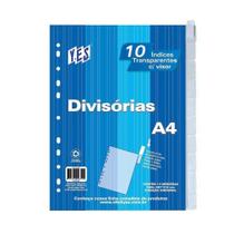 Divisória A4 Yes 12 Divisões com Visor Cristal 12INTBA Divisória A4 Yes 12 Divisões com Visor Cristal 12INTBA