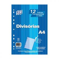 Divisória cristal A4 12 projeções com visor 12INTBA CR Yes