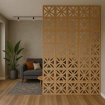 Divisoria de Ambientes Cobogó Modular MDF