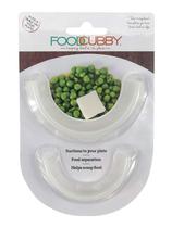 Divisória de pratos Food Cubby Clear, pacote com 2 Divisória de pratos Food Cubby Clear, pacote com 2