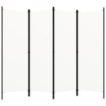 Divisória de quarto Benzara Folding 200x180 cm, estrutura de ferro, 4 painéis