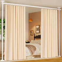 Divisória de quarto Goovilla Tension Curtain Rods 120-300 cm (H) brancas