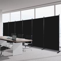 Divisória de quarto HOMSCREENER portátil de 6 painéis em tecido de 204 cm Divisória de quarto HOMSCREENER portátil de 6 painéis em tecido de 204 cm
