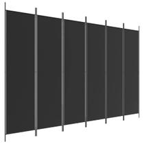Divisória de quarto vidaXL Modern 6 painéis 300x200cm poliéster