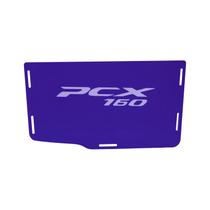 Divisória em Acrílico Azul Acessório Baú Honda Pcx 2024 160
