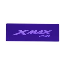 Divisória em Acrílico Azul Baú Yamaha Xmax 250 Grande