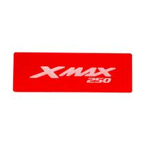 Divisória em Acrílico Vermelho Baú Yamaha Xmax 250 Grande
