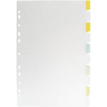 Divisória Fichário Plástica 10 Projeções PP A4 com Visor TR Divisória Fichário Plástica 10 Projeções PP A4 com Visor TR