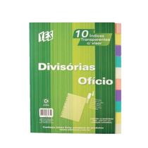 Divisória para Fichário Ofício Yes 10 Divisões C/Visor Color